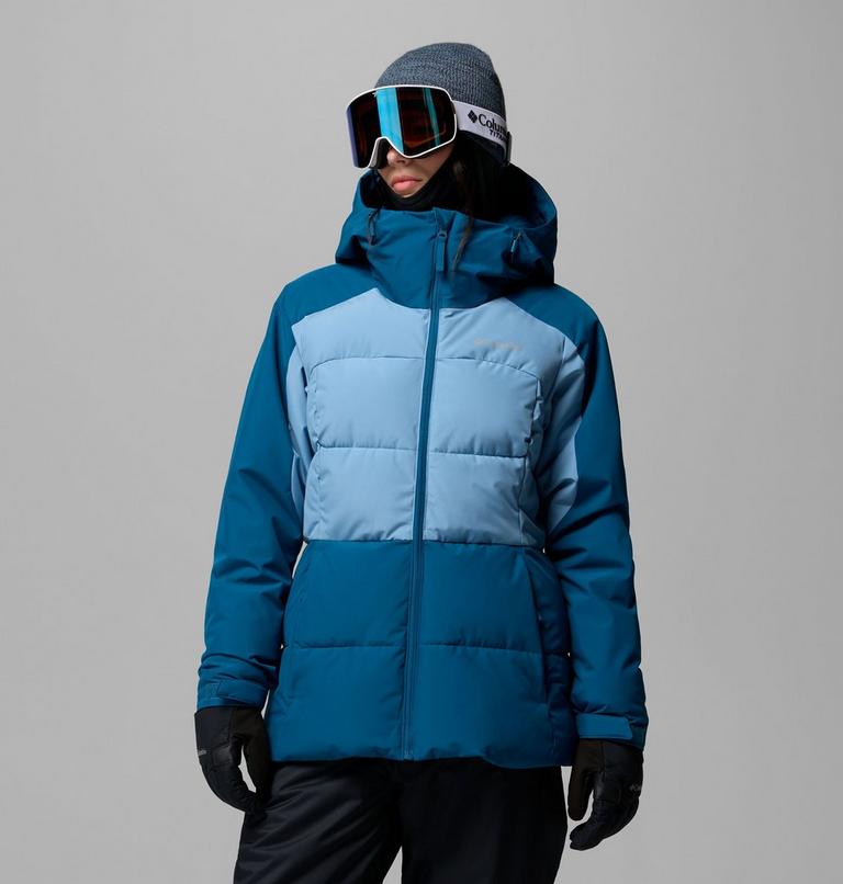 Columbia Ava Alpine Puffer Jacket Dame – Phoenix Blue / Rainy Day