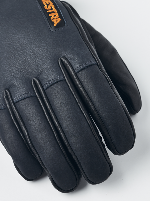 Hestra Army Leather Wool Terry 5-finger - Grå