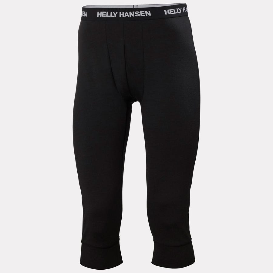 Helly Hansen Lifa Merino Midweight 3/4 Bukser Herre – Sort