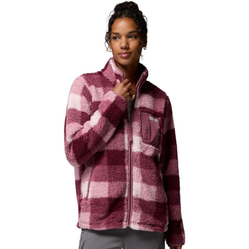 Columbia West Bend Print Full Zip II Dame - Antique Mauve