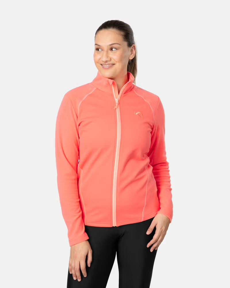 Kari Traa Kari Full Zip Fleece – Coral