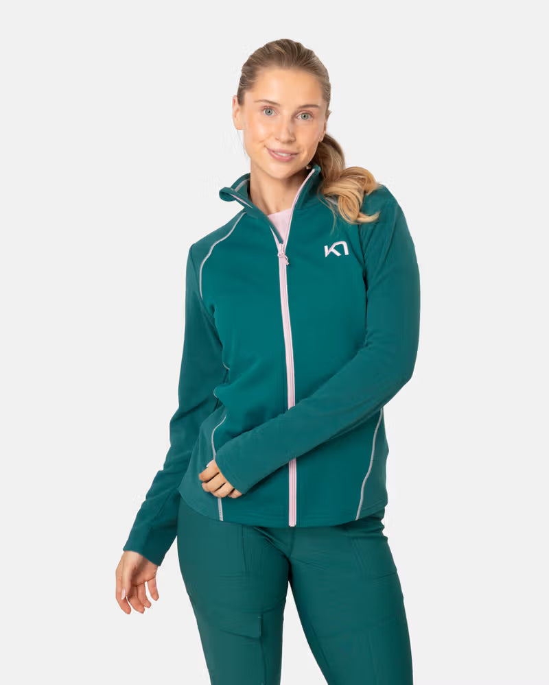 Kari Traa Kari Full Zip Fleece – Peacock