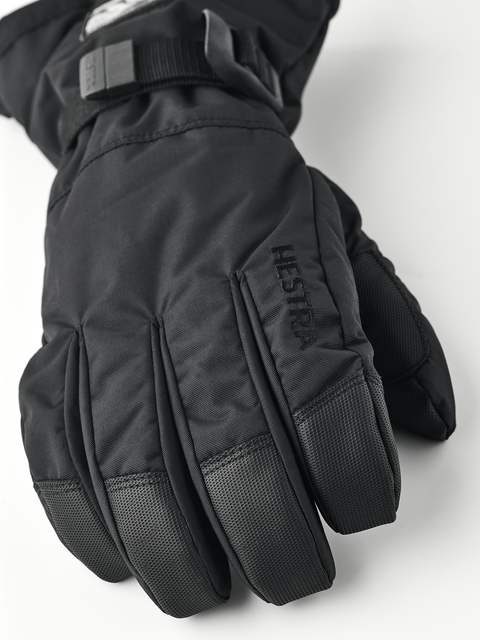 Hestra Gauntlet Sr. 5-finger - Sort/Sort