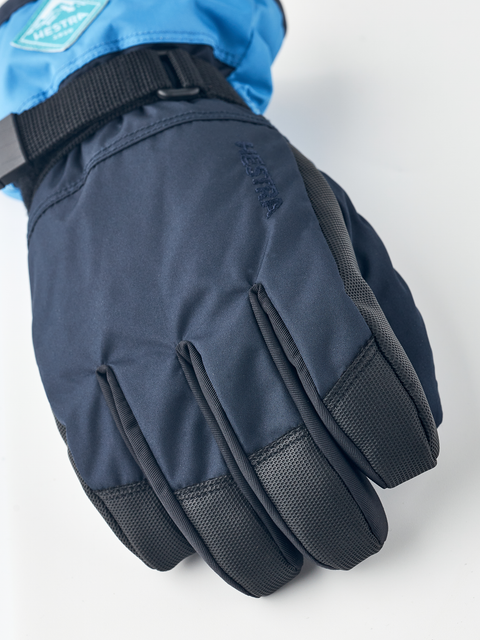 Hestra Gauntlet CZone Jr. 5-finger - Mørkeblå/Lyseblå