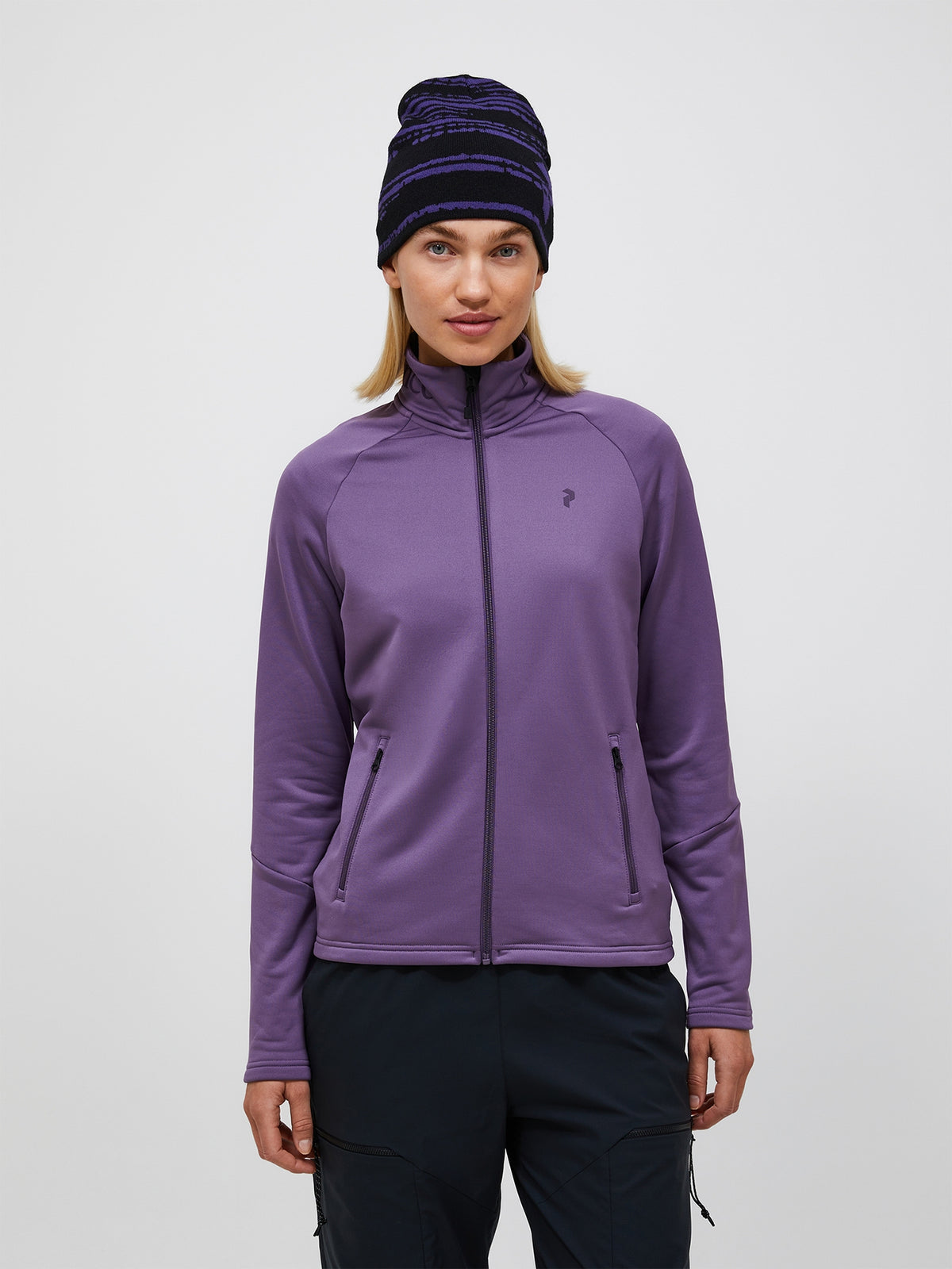Peak Performance Rider Essentials Zip Jacket Dame – Montana Grape / Montana Grape