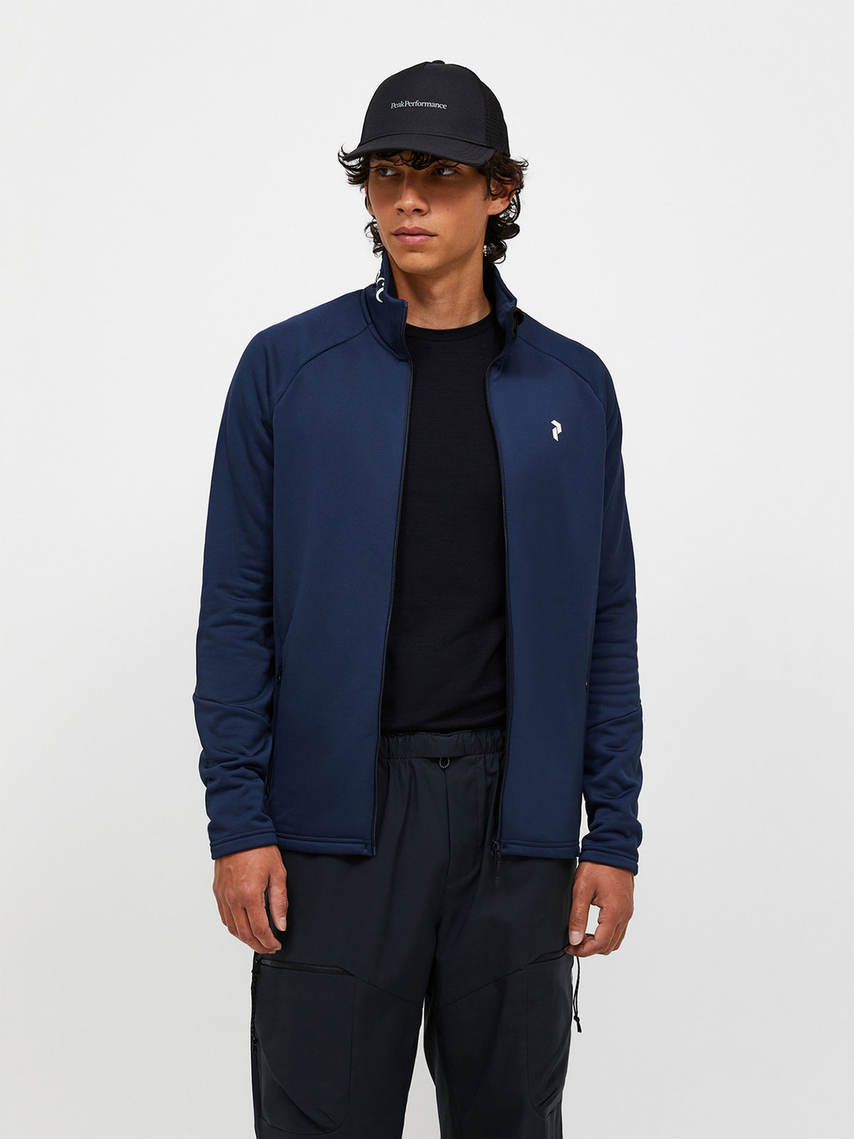 Peak Performance Rider Essentials Zip Jacket Herre – Blue Shadow / Blue Shadow