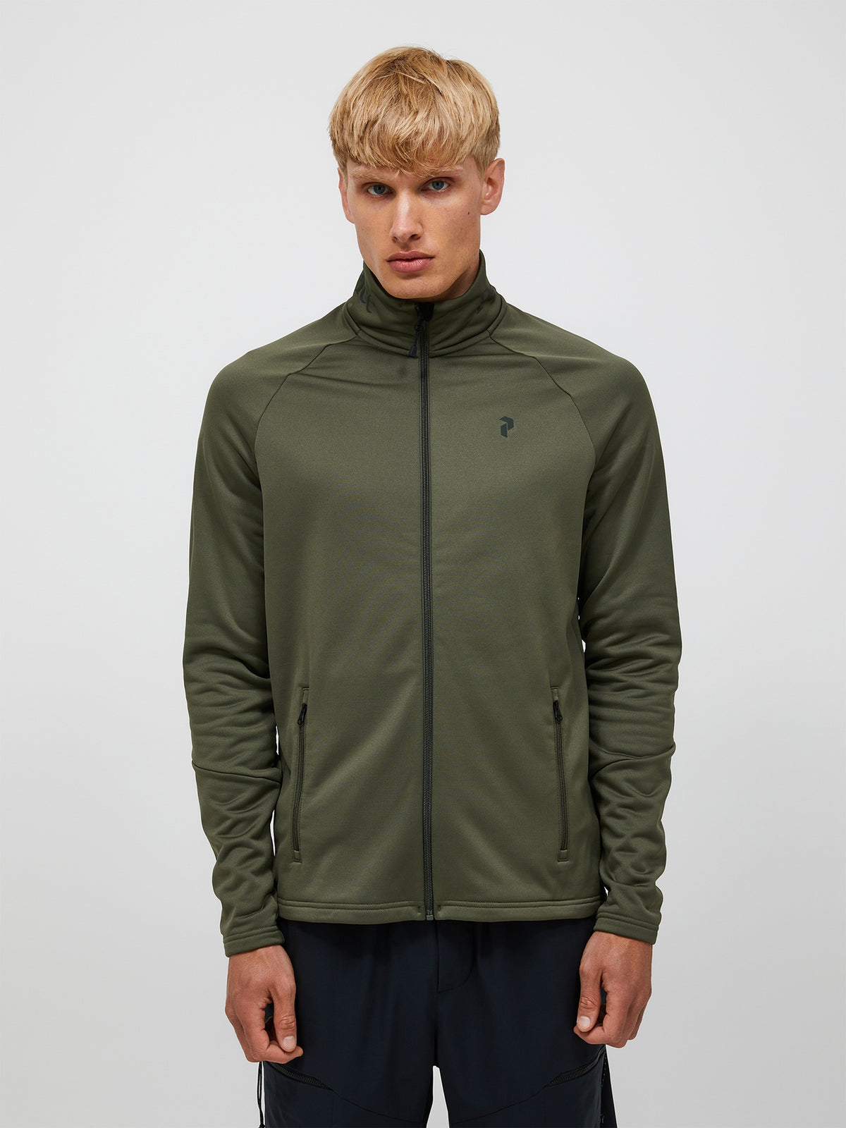 Peak Performance Rider Essentials Zip Jacket Herre – Pine Needle / Pine Needle