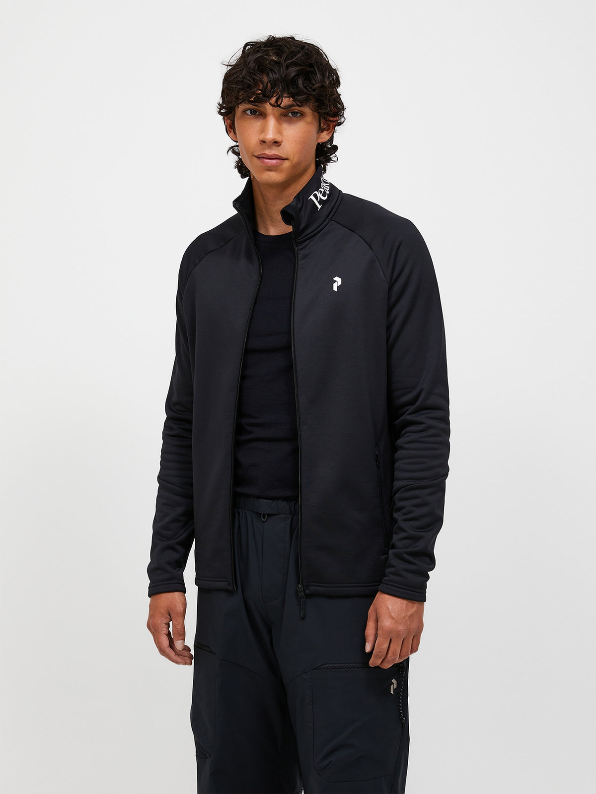 Peak Performance Rider Essentials Zip Jacket Herre – Black / Black