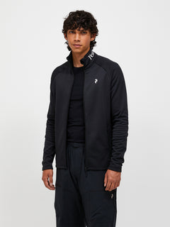 Peak Performance Rider Essentials Zip Jacket Herre – Black / Black