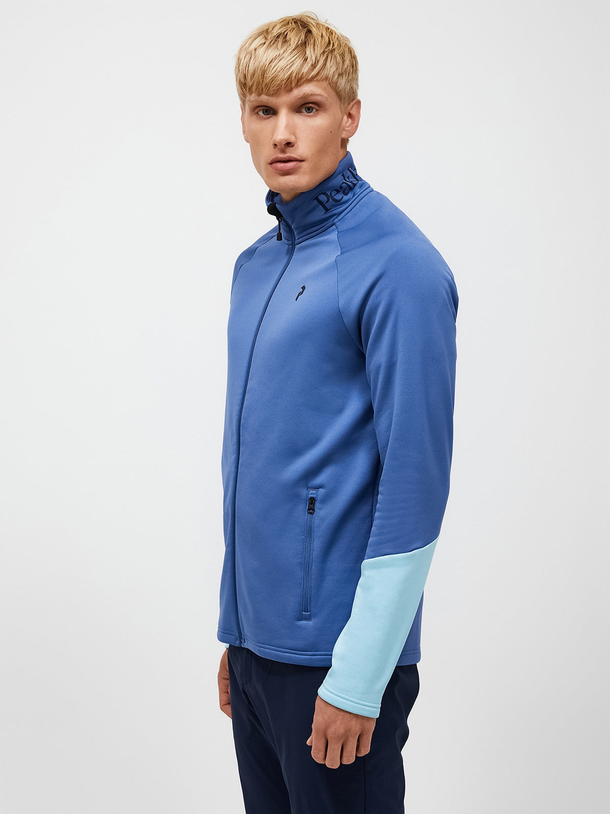 Peak Performance Rider Essentials Zip Jacket Herre – Summit Sky / Snowmelt