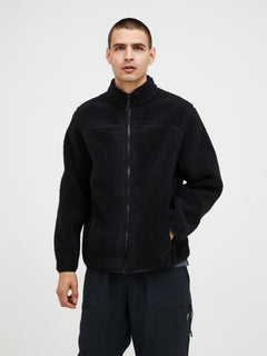 Peak Performance Solid Heavy Pile Jacket Herre – Black / Black