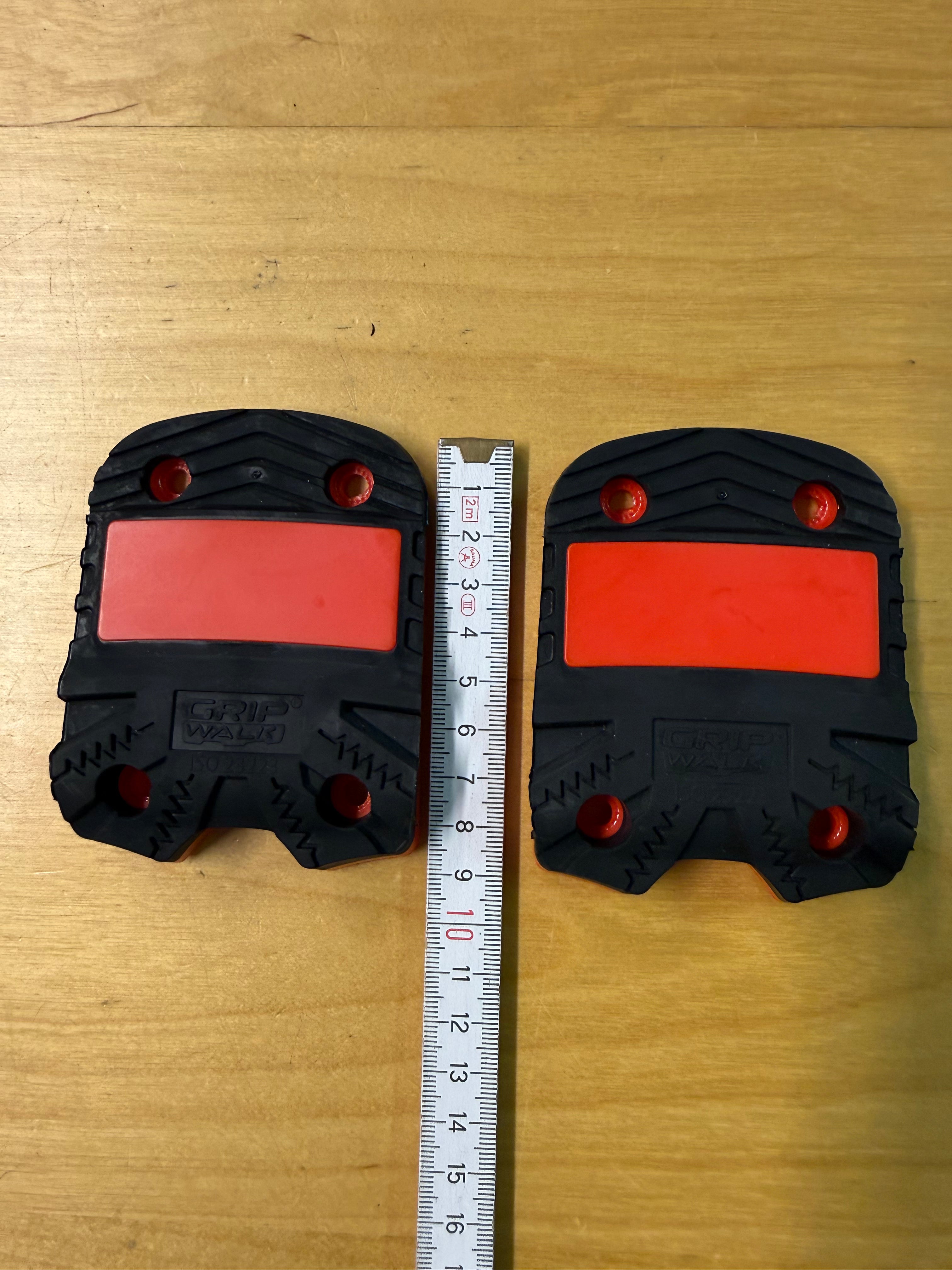 Atomic Grip Walk såler Front sort/rød