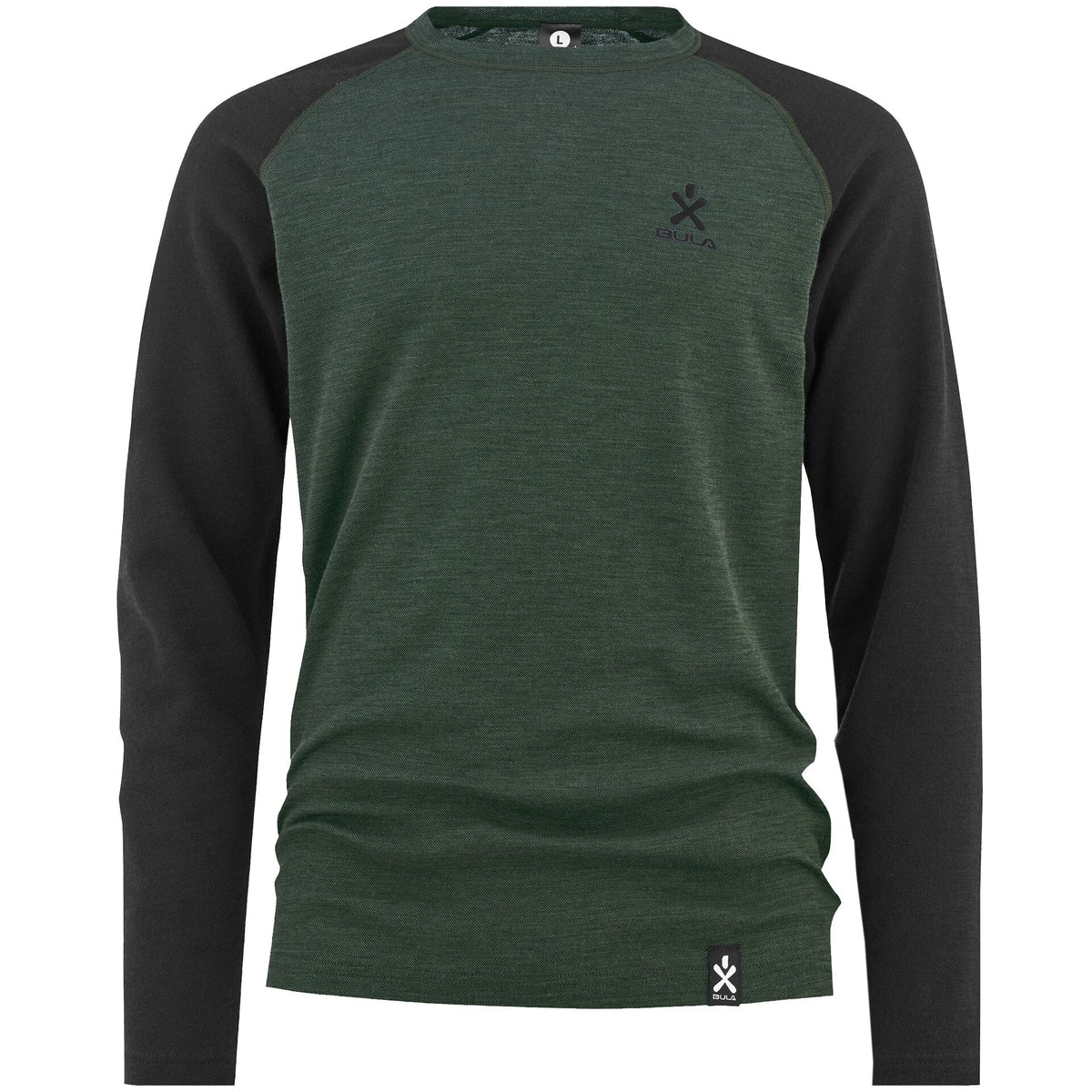 Bula Norm Merino Wool Crew – Black