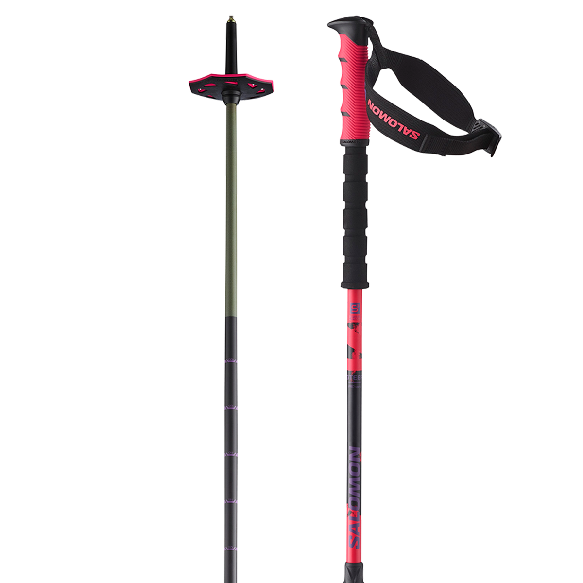 Salomon Steep Pro Vario S3 – Black/Red/Pansy