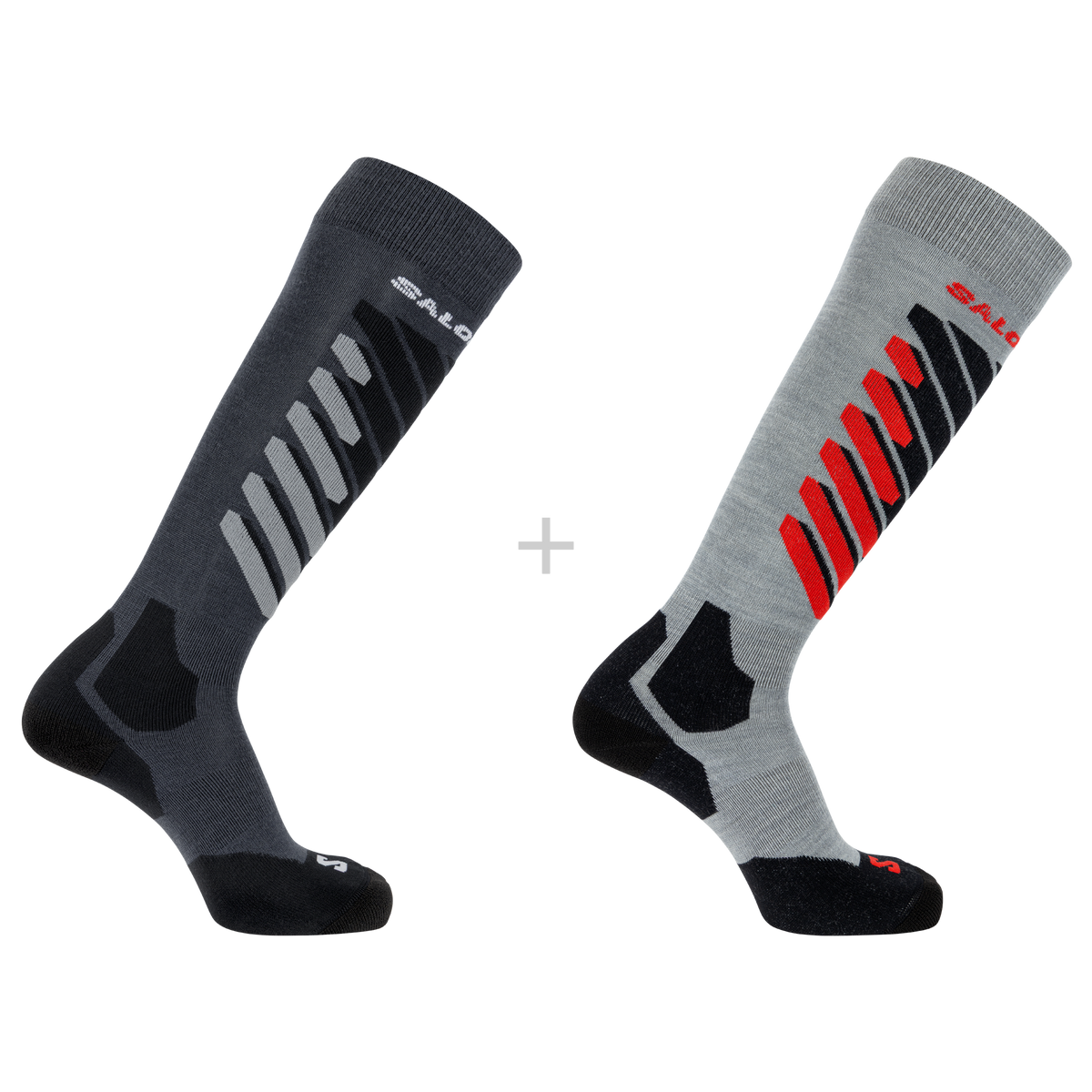 Salomon S/ACCESS 2-PACK Anthracite/Light Grey