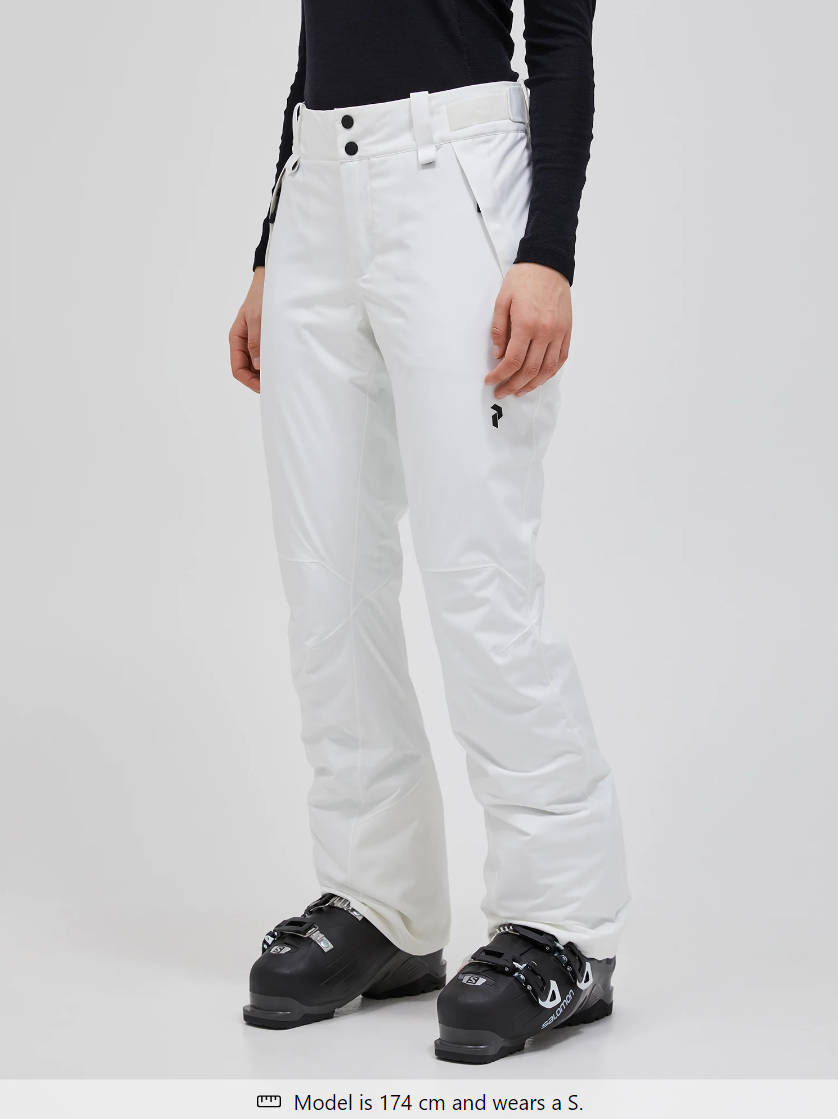 Peak Insulated Ski Pants W White