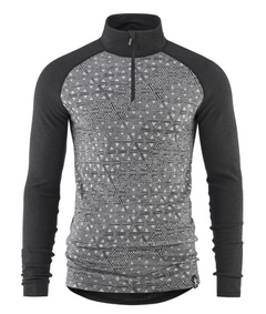 Bula GEO Merino Wool Halfzip DGrey
