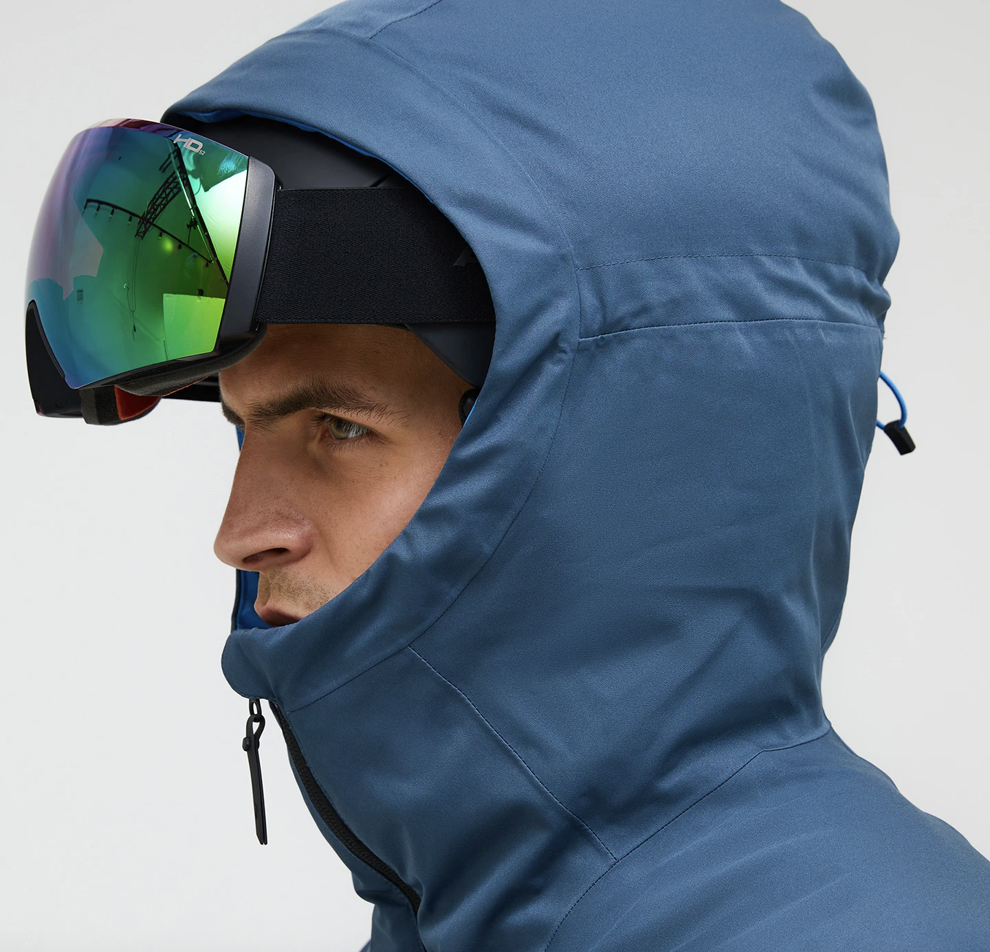 Peak Shred Down Jacket Blå