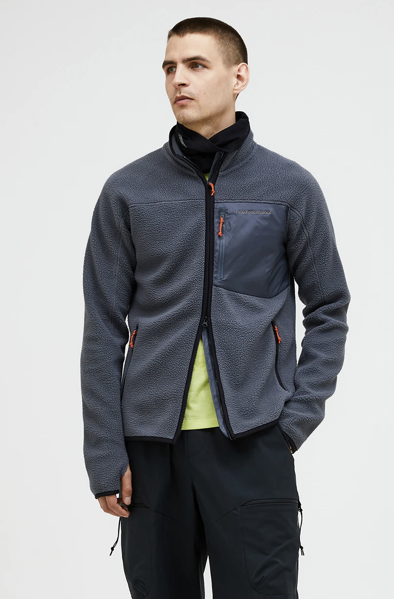 Peak Pile Zip Jacket (L)
