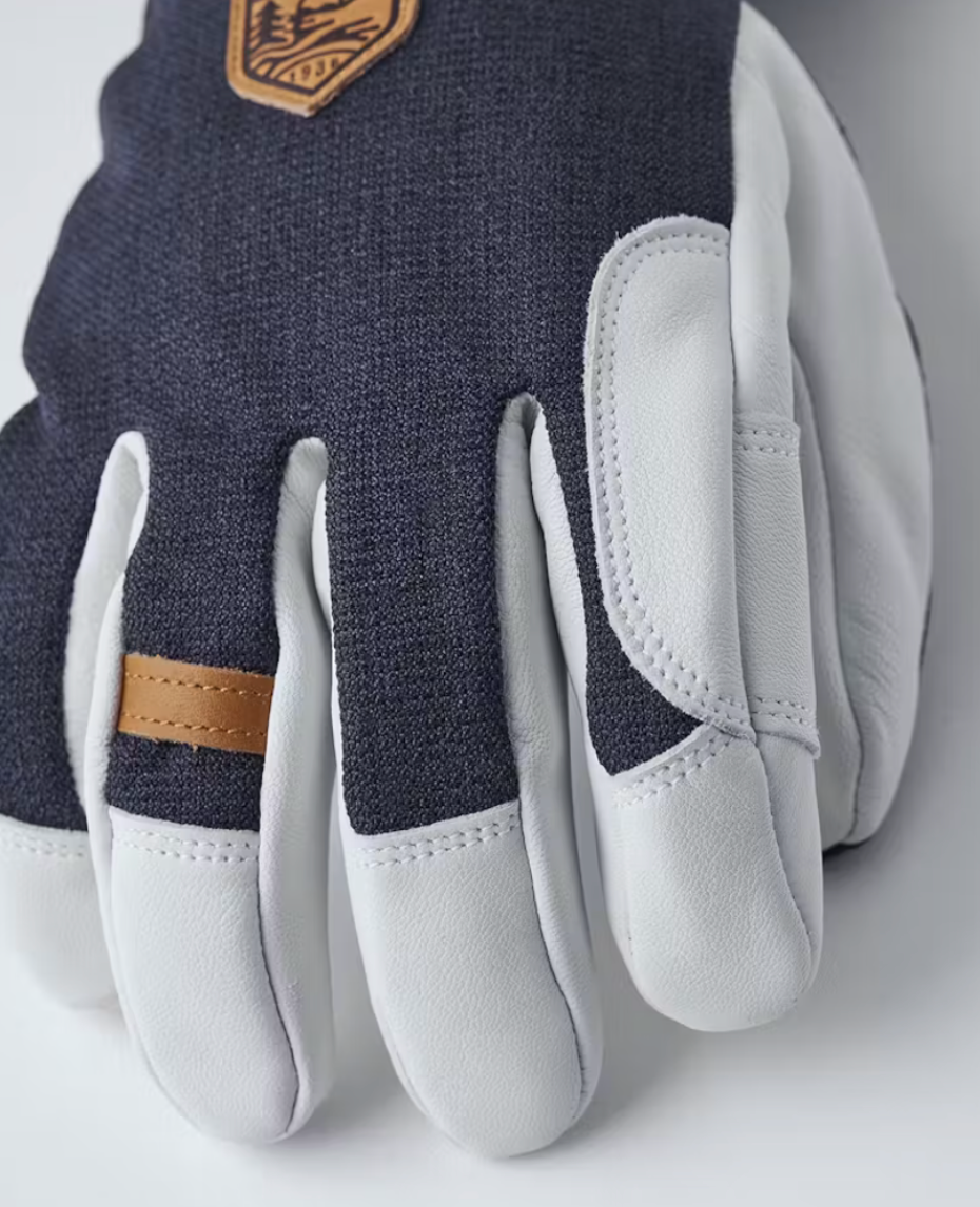 Hestra Army Leather Patrol 5-finger Navy