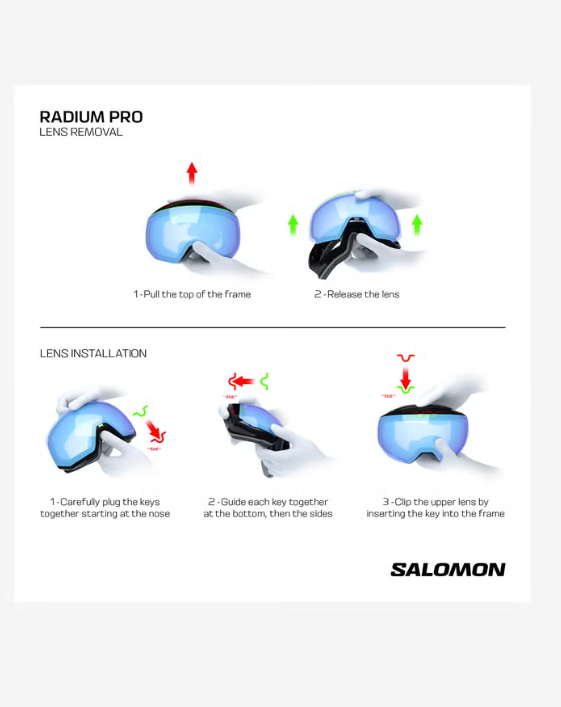 Salomon Radium Pro Sigma Race Blue (+ ekstra linse)