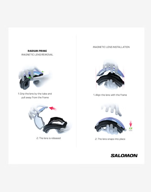 Salomon Radium Prime Sigma Ebony (+ ekstra linse)