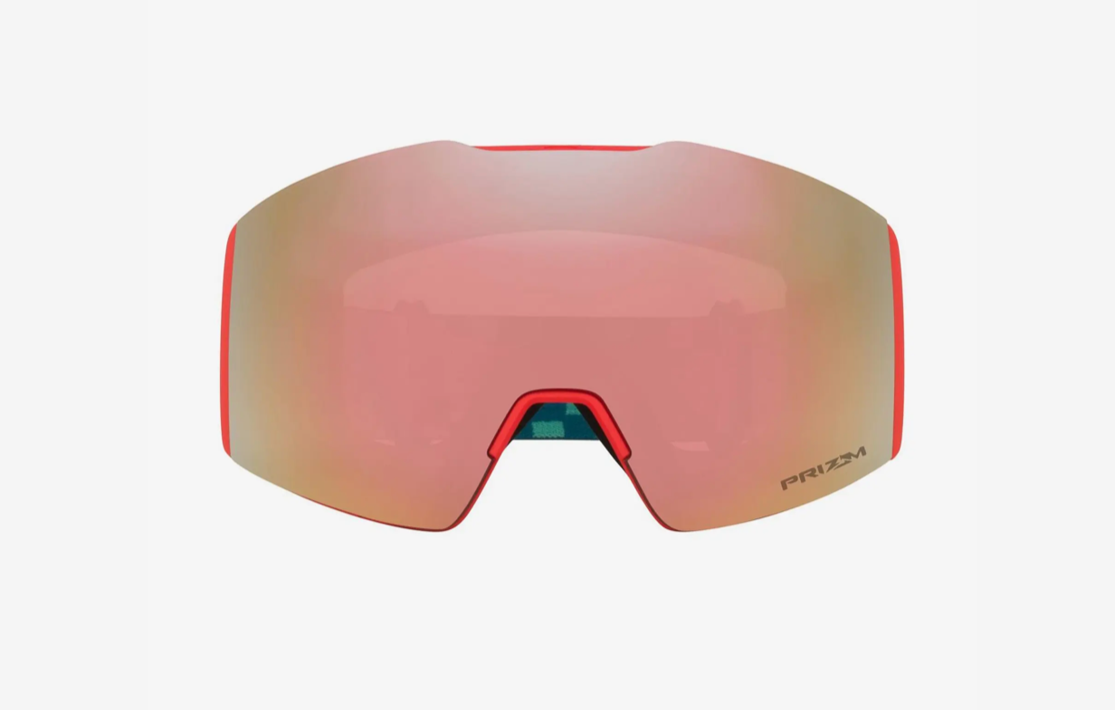 Oakley Fall Line M Pacific Chex Prizm Snow Rose Gold Iridium