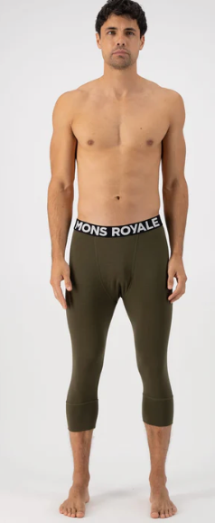 Mons Cascade Merino 200 3/4 Ben Olive