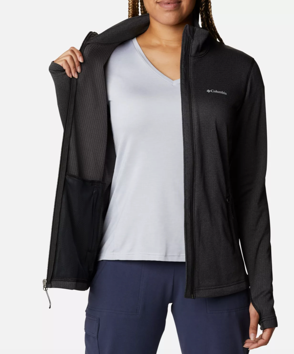 Columbia Park View Grid Fleece Sort