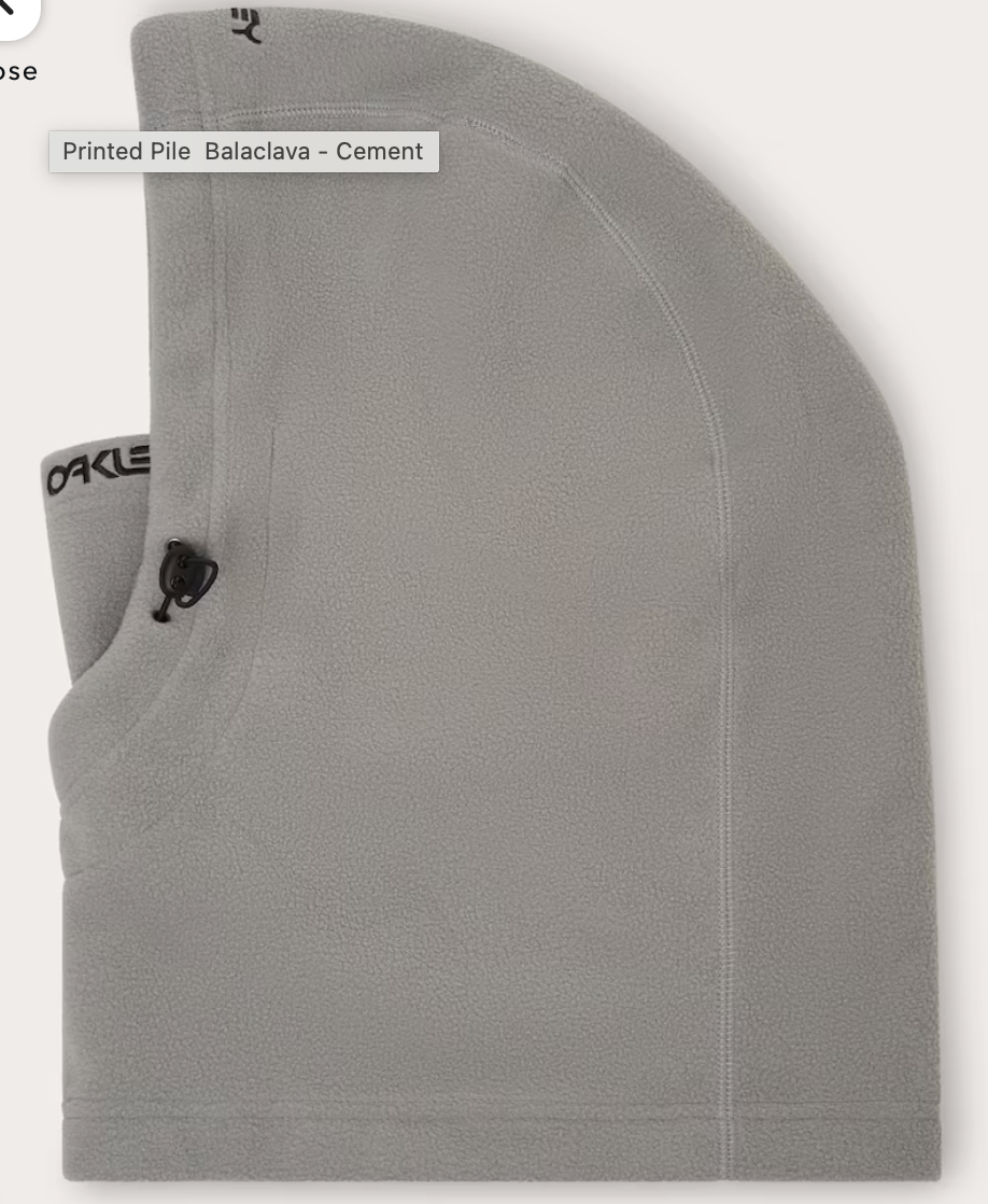 Oakley Pile Balaclava Grå