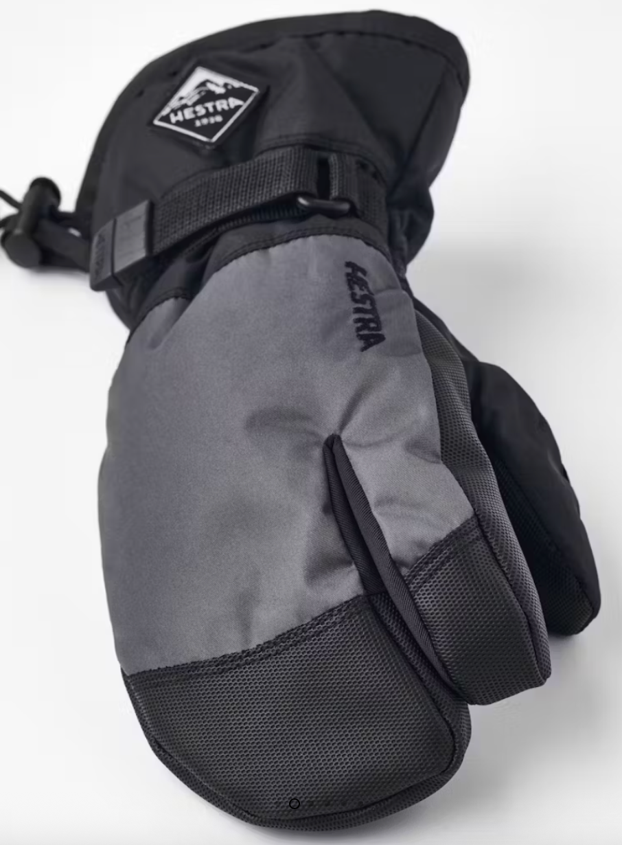 Hestra Gauntlet Jr 3-F Grå