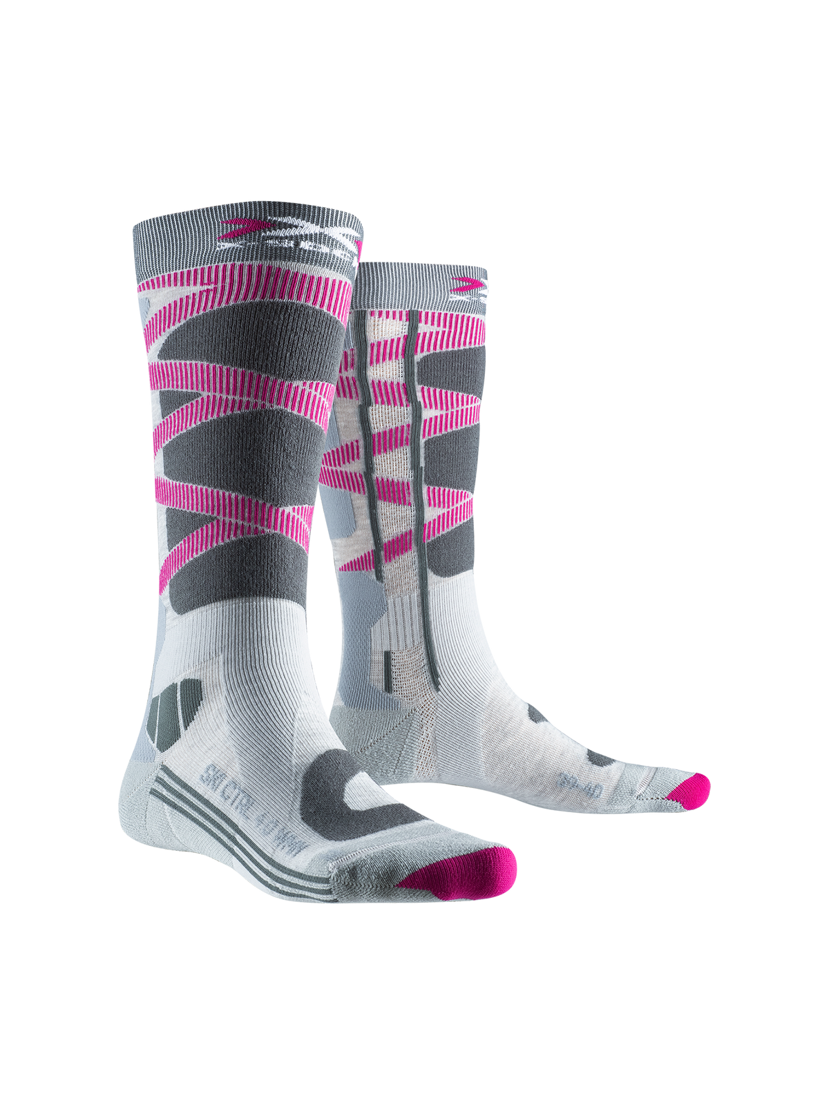 X-Socks Ski Control 4.0 Dame - Grey Melange/Charcoal