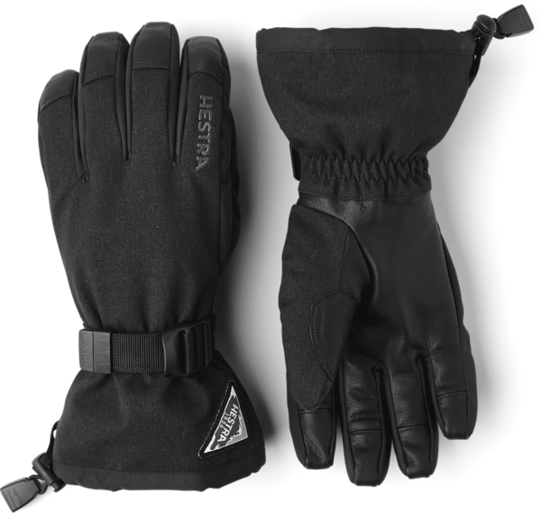 Hestra Powder Gauntlet 5-finger - Sort