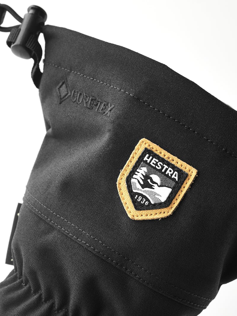 Hestra Army Leather Gore-Tex 3-Finger Black
